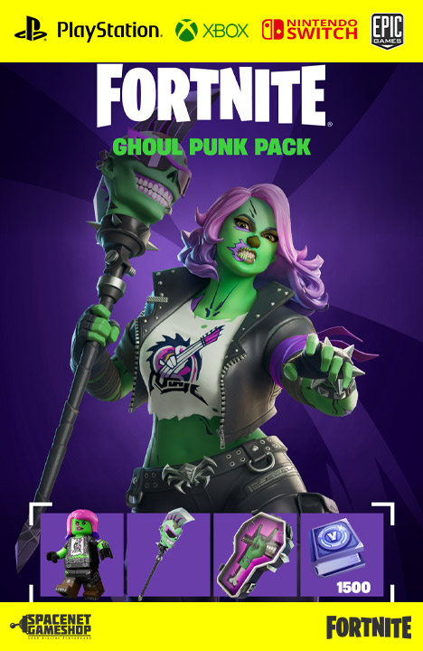 Fortnite - Ghoul Punk Pack + 1500 V-Bucks Challenge